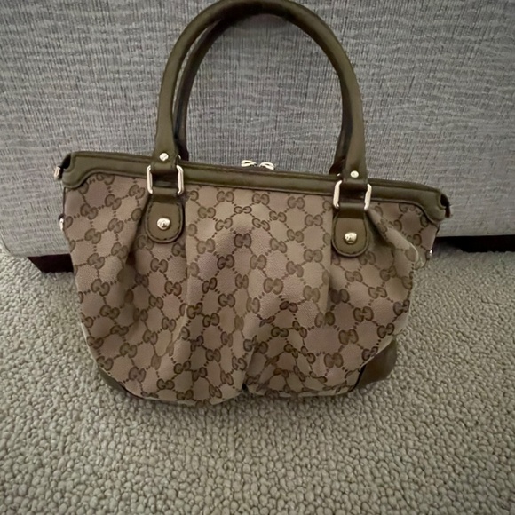 GUCCI Sukey 2 Way Top Handle Bag Satchel Tote - Picture 3 of 12